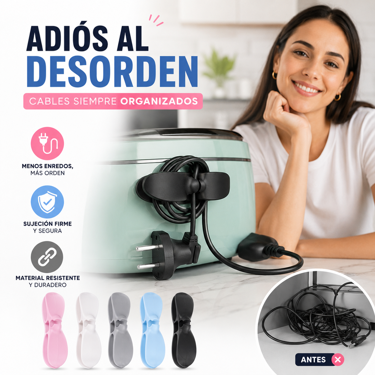 🔥 Solo Por Hoy Pack X5 Organizadores para Tu Cocina
