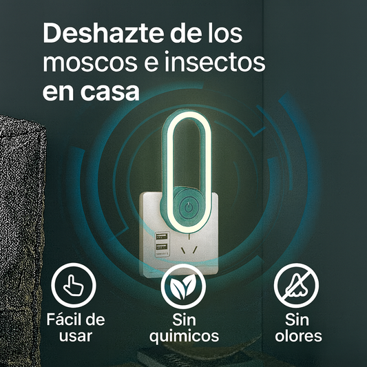 Repelente Ultrasónico Inteligente – Adiós a los insectos sin químicos ni malos olores