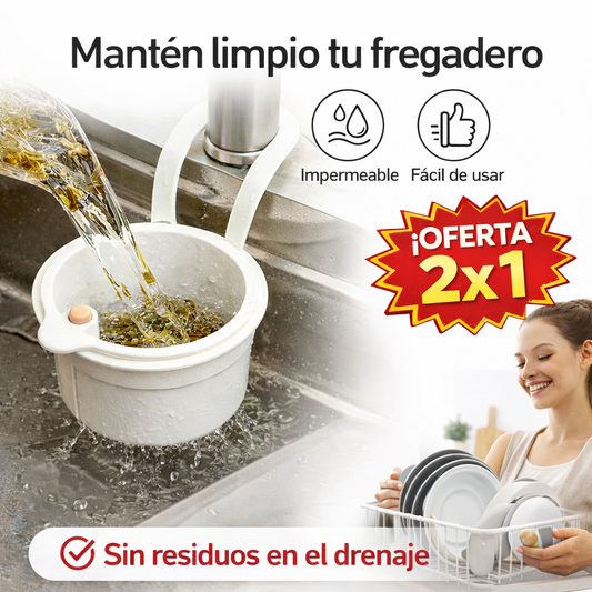 Mantén tu Fregadero Limpio y Sin Residuos Desde el Primer Uso SOLO POR HOY 2X1 !!