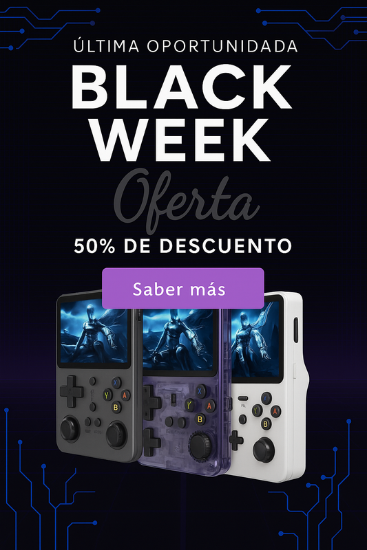 Black Friday: La consola portátil R 36 MAX que lo cambió todo — hoy a mitad de precio