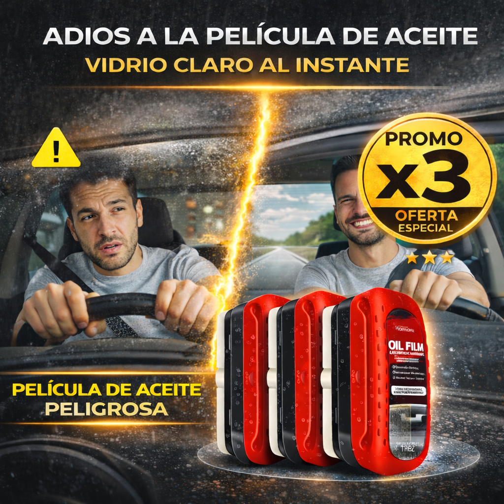 Recupera la visibilidad de tu parabrisas incluso en lluvia intensa. Promo x3